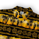 Vintage Sunset Hawaii Shirt for Men, Aloha Pattern Hawaii Shirt - The Palmix